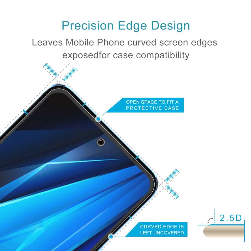 For TECNO Pova Neo 3 50pcs 0.26mm 9H 2.5D Tempered Glass Film