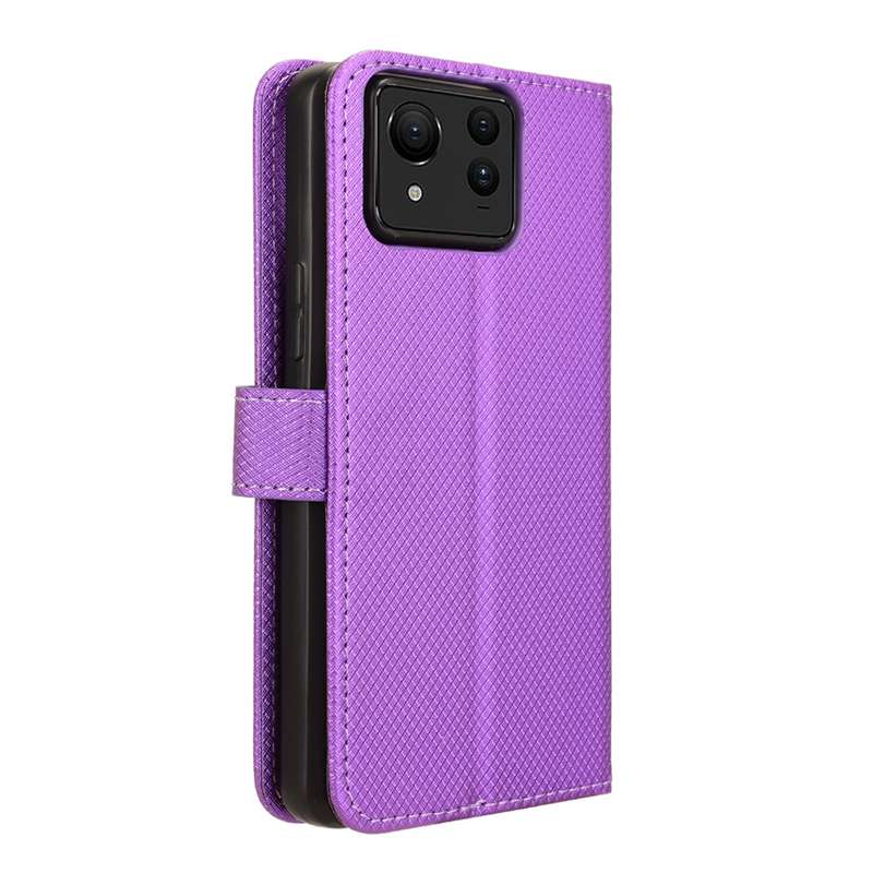 For Asus Zenfone 11 Ultra Diamond Texture Leather Phone Case(Purple)