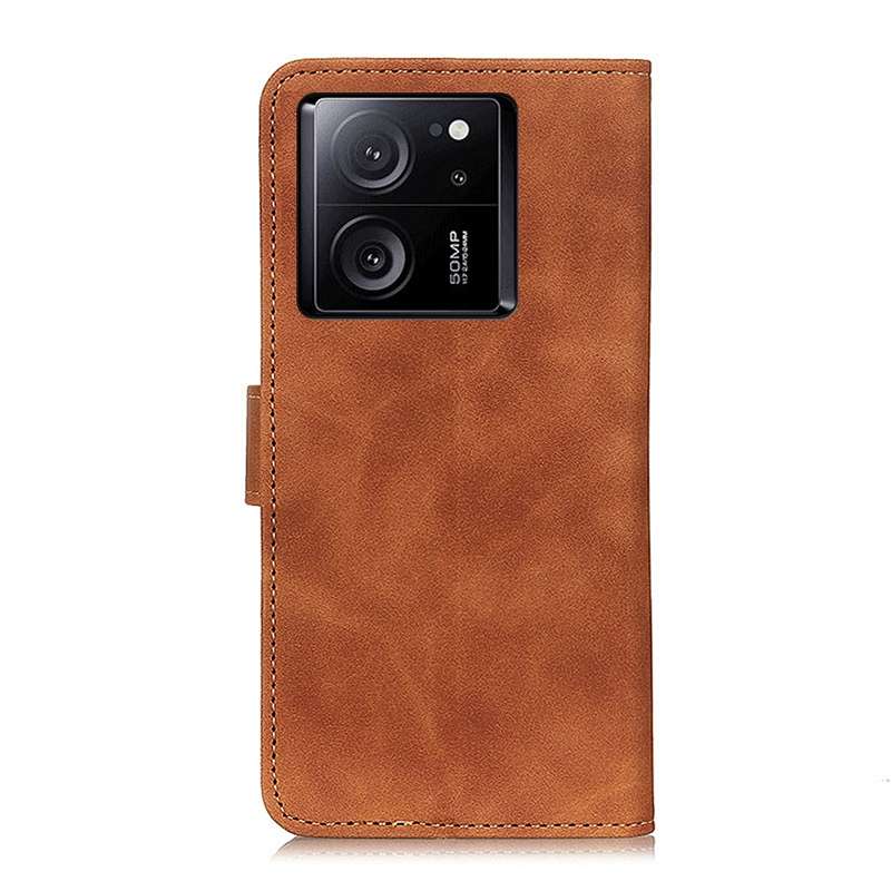 For Xiaomi 13T 5G / Redmi K60 Ultra 5G KHAZNEH Retro Texture Flip Leather Phone Case(Brown)