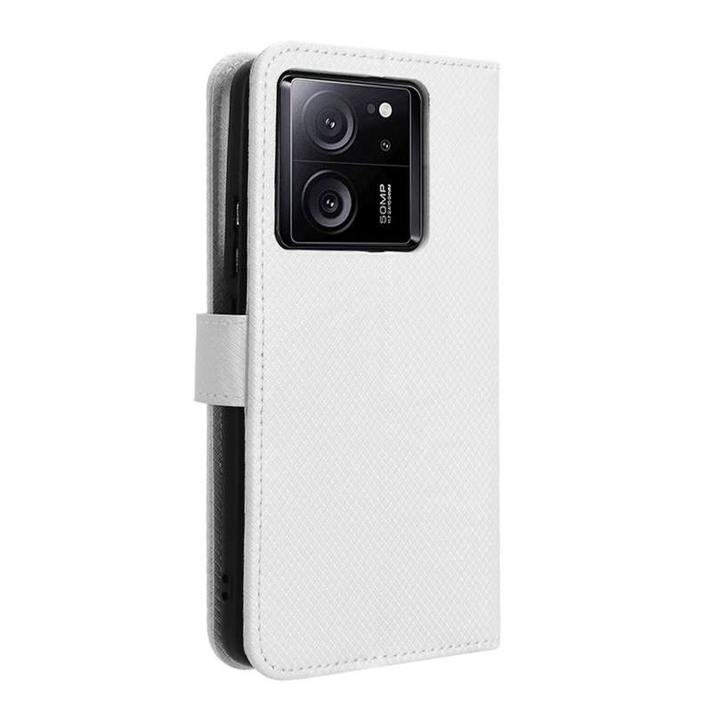 For Xiaomi Redmi K60 Ultra Diamond Texture Leather Phone Case(White)