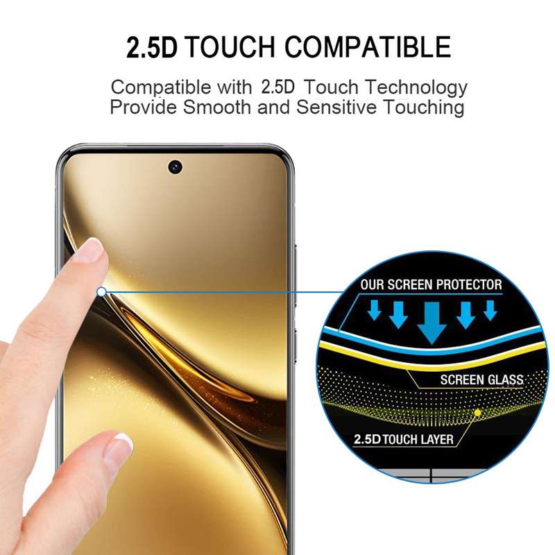 For vivo X200 3D Curved Edge Full Screen Tempered Glass Film