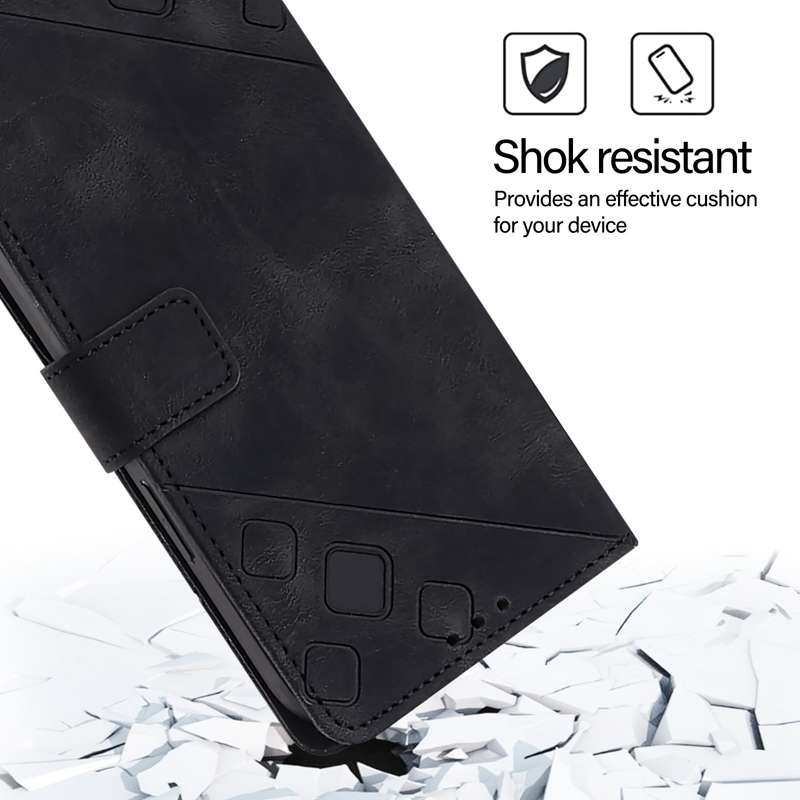 For Xiaomi Redmi 8 / Redmi 8A Skin Feel Embossed Leather Phone Case(Black)