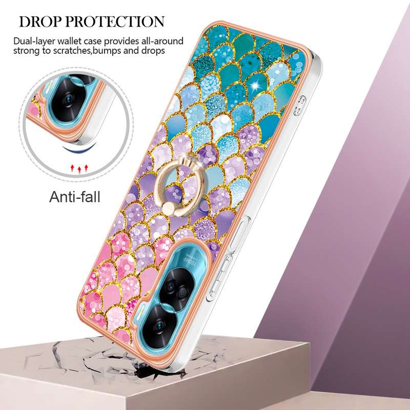 For vivo V25 5G/V25e 4G Calf Texture Zipper Leather Phone Case(Blue)