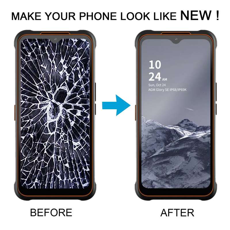 LCD Screen For AGM Glory G1 SE with Digitizer Full Assembly