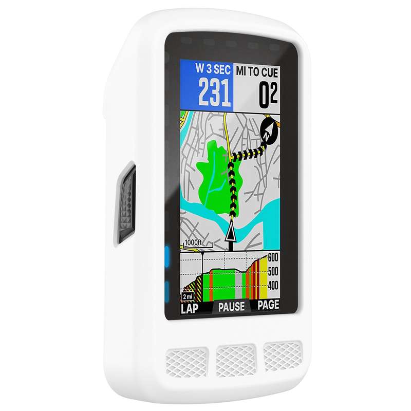 For Wahoo Elemnt Roam WFCC4 Stopwatch Silicone Protective Case(Black)