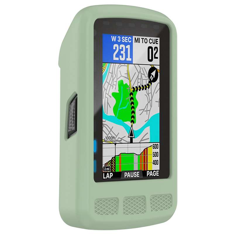 For Wahoo Elemnt Roam WFCC4 Stopwatch Silicone Protective Case(Black)