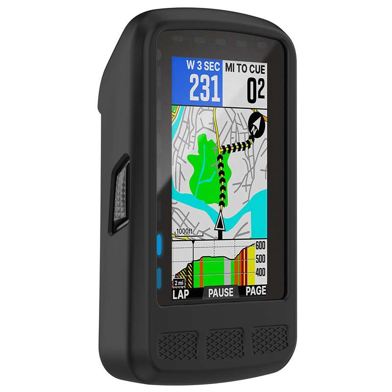 For Wahoo Elemnt Roam WFCC4 Stopwatch Silicone Protective Case(Black)
