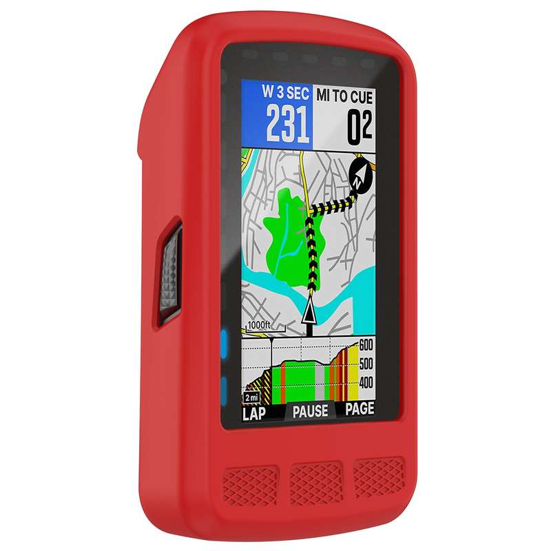 For Wahoo Elemnt Roam WFCC4 Stopwatch Silicone Protective Case(Black)