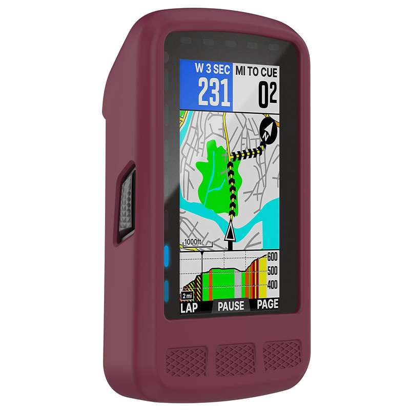 For Wahoo Elemnt Roam WFCC4 Stopwatch Silicone Protective Case(Black)