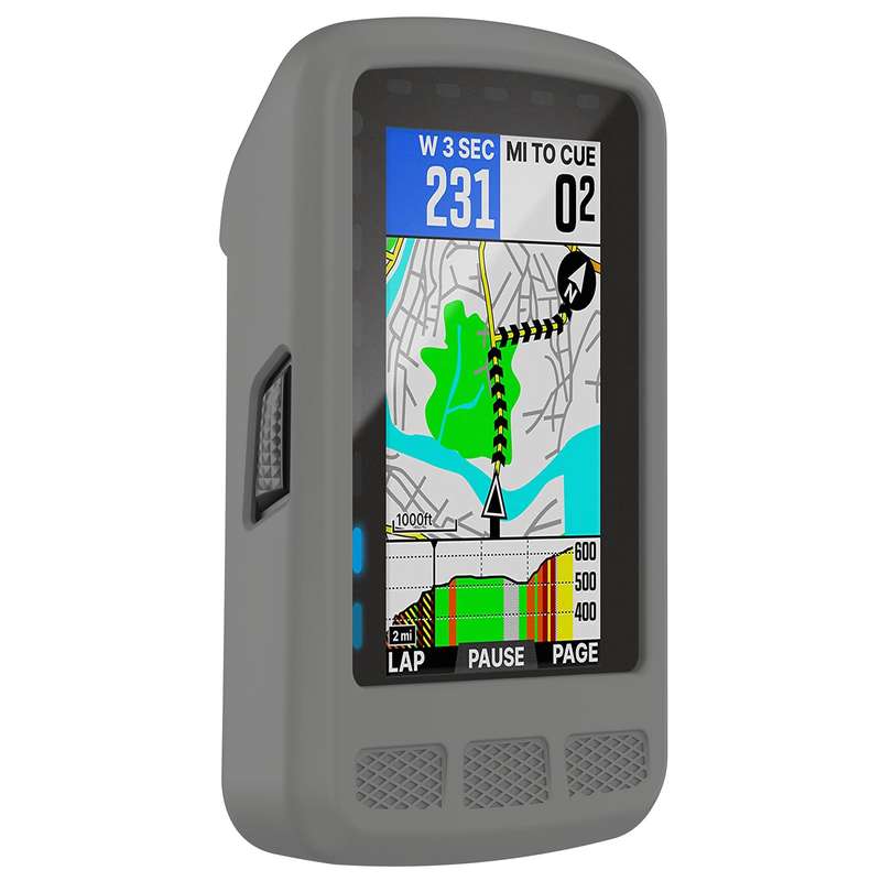 For Wahoo Elemnt Roam WFCC4 Stopwatch Silicone Protective Case(Black)