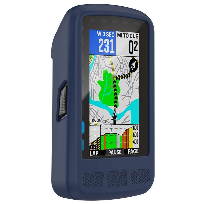 For Wahoo Elemnt Roam WFCC4 Stopwatch Silicone Protective Case(Black)