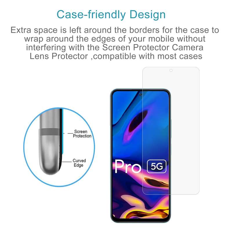 For Xiaomi Poco M6 Pro 5G 0.26mm 9H 2.5D Tempered Glass Film
