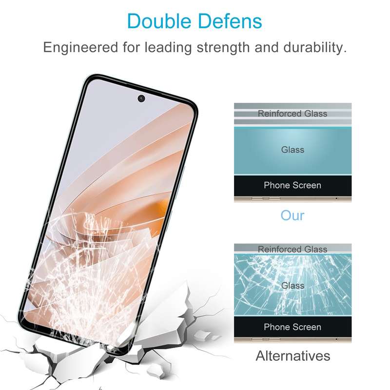 For Xiaomi Poco M6 Plus 5G 10pcs 0.26mm 9H 2.5D Tempered Glass Film