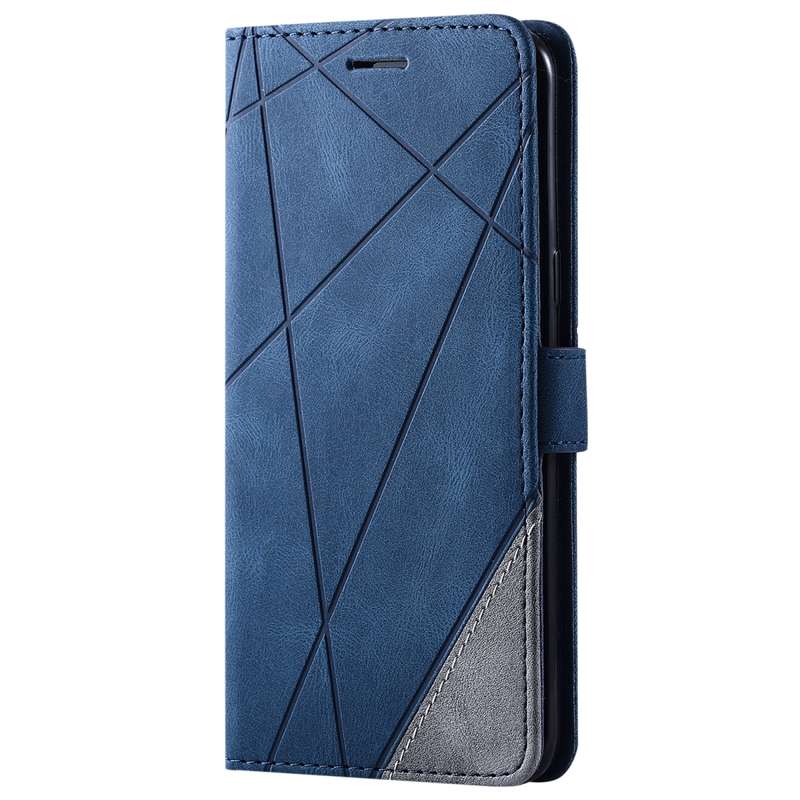 For Samsung Galaxy S8 Plus Skin Feel Splicing Horizontal Flip Leather Case with Holder & Card Slots