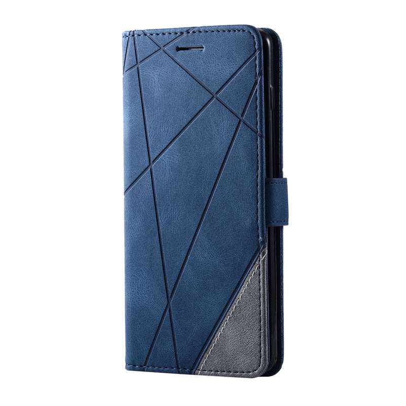 For Samsung Galaxy S10 Plus Skin Feel Splicing Horizontal Flip Leather Case with Holder & Card Slots
