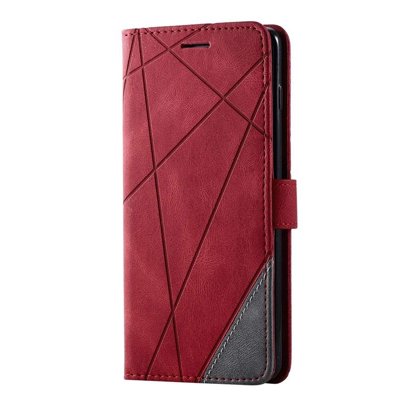 For Samsung Galaxy S10 Plus Skin Feel Splicing Horizontal Flip Leather Case with Holder & Card Slots