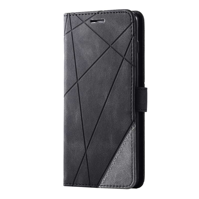 For Samsung Galaxy S10 Plus Skin Feel Splicing Horizontal Flip Leather Case with Holder & Card Slots