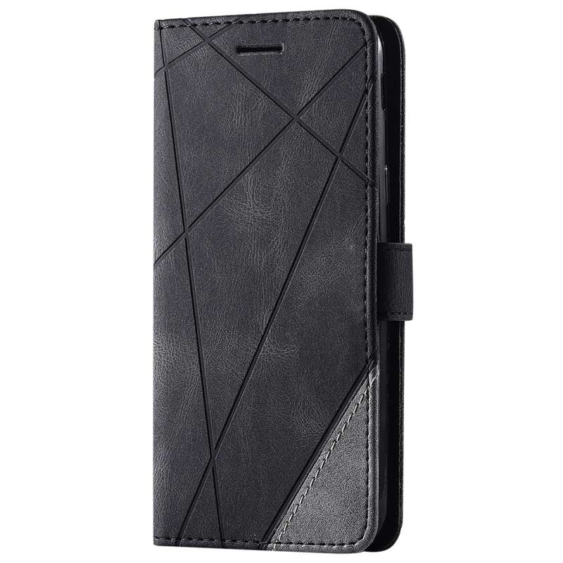 For Samsung Galaxy J6 Skin Feel Splicing Horizontal Flip Leather Case with Holder & Card Slots & Wal