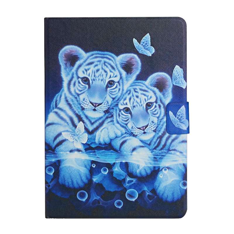 For iPad Pro 10.5 Colored Drawing Pattern Horizontal Flip Leather Case with Holder & Card Slots & Sl