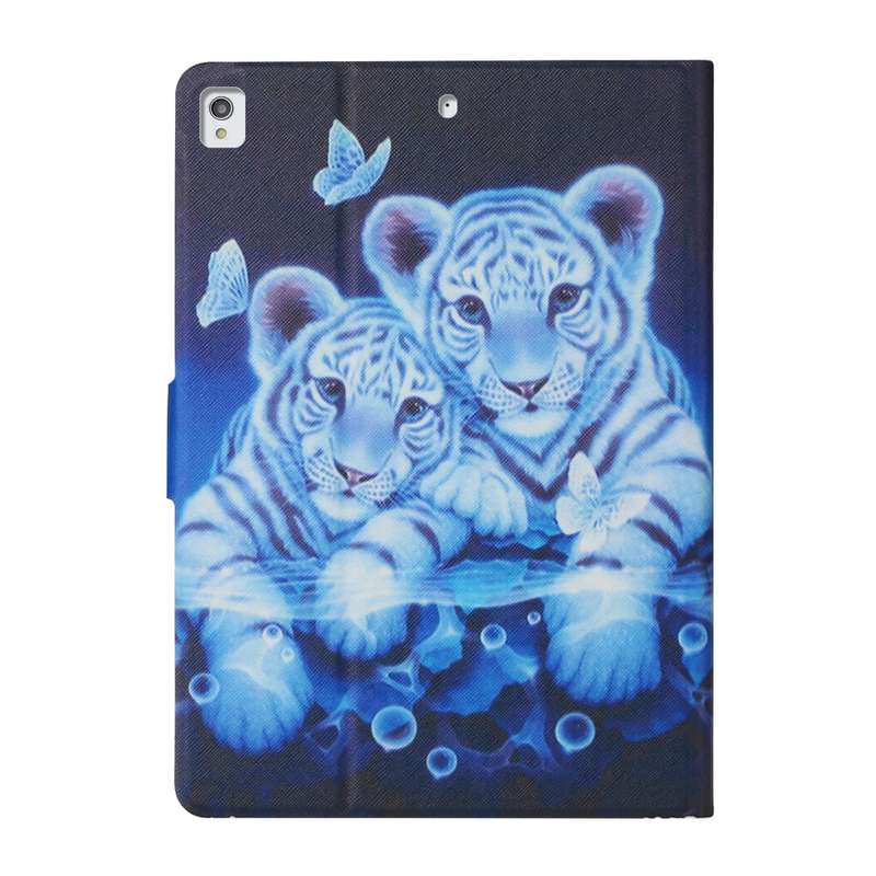 For iPad Pro 10.5 Colored Drawing Pattern Horizontal Flip Leather Case with Holder & Card Slots & Sl