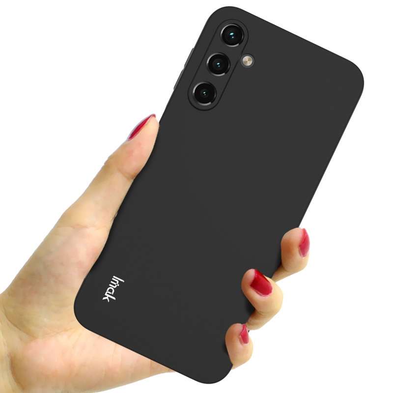 For Samsung Galaxy A24 4G IMAK UC-3 Series Shockproof Frosted TPU Phone Case(Black)