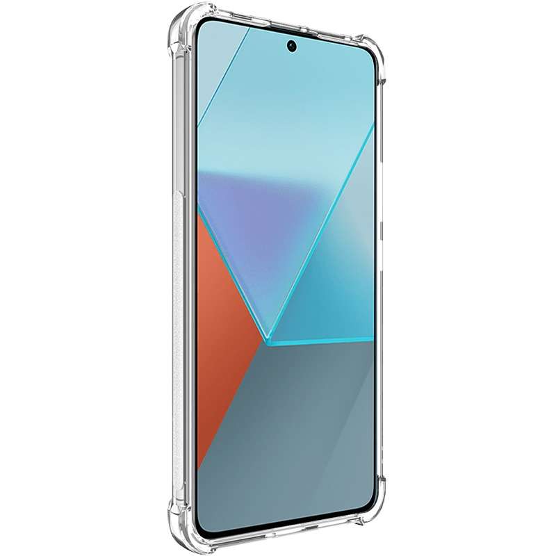 For Xiaomi Redmi Note 13 Pro 5G imak Shockproof Airbag TPU Phone Case(Transparent Black)