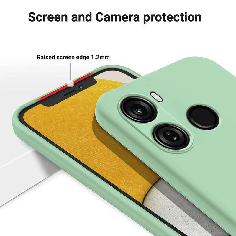 For Itel P40 Pure Color Liquid Silicone Shockproof Phone Case(Black)