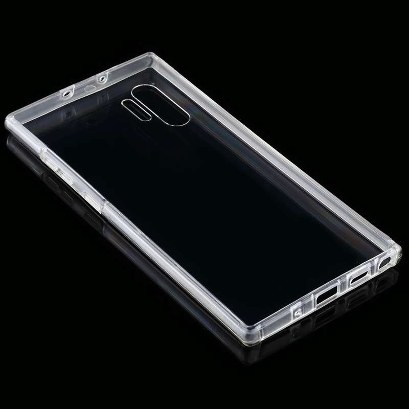 For Samsung Galaxy Note10 Plus PC+TPU Ultra-Thin Double-Sided All-Inclusive Transparent Mobile Phone
