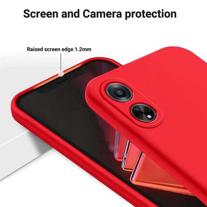 For OPPO F23 5G / A98 5G / A1 5G Pure Color Liquid Silicone Shockproof Phone Case(Yellow)