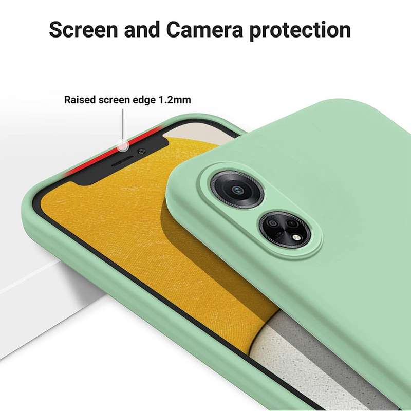 For OPPO F23 5G / A98 5G / A1 5G Pure Color Liquid Silicone Shockproof Phone Case(Yellow)