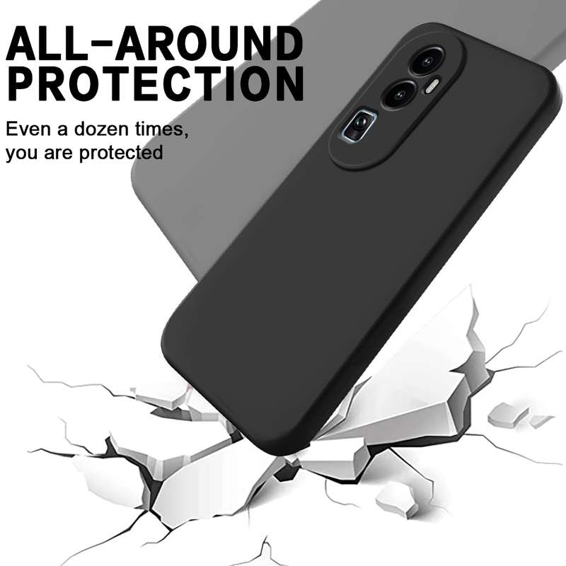 For OPPO Reno10 Pro+ Pure Color Liquid Silicone Shockproof Phone Case(Green)