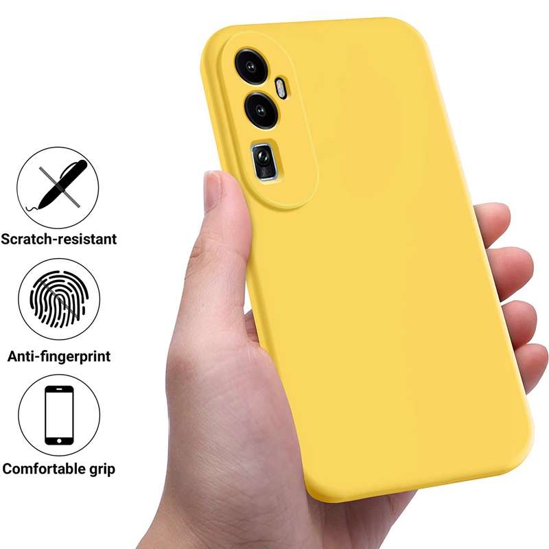 For OPPO Reno10 Pro+ Pure Color Liquid Silicone Shockproof Phone Case(Green)