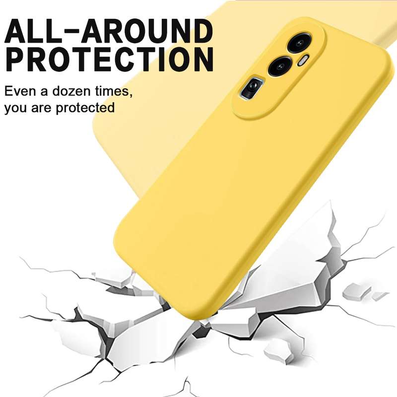 For OPPO Reno10 Pro+ Pure Color Liquid Silicone Shockproof Phone Case(Green)