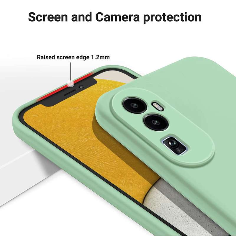 For OPPO Reno10 Pro+ Pure Color Liquid Silicone Shockproof Phone Case(Green)
