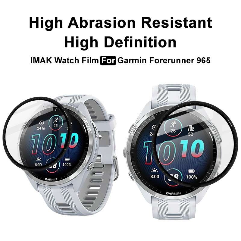 For Garmin Forerunner 965 IMAK Plexiglass HD Watch Protective Film