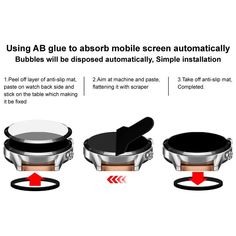 For Garmin Forerunner 965 IMAK Plexiglass HD Watch Protective Film