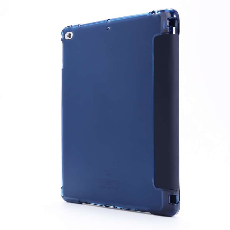 For iPad 9.7 (2018) & (2017) Airbag Deformation Horizontal Flip Leather Case with Holder & Pen Holde
