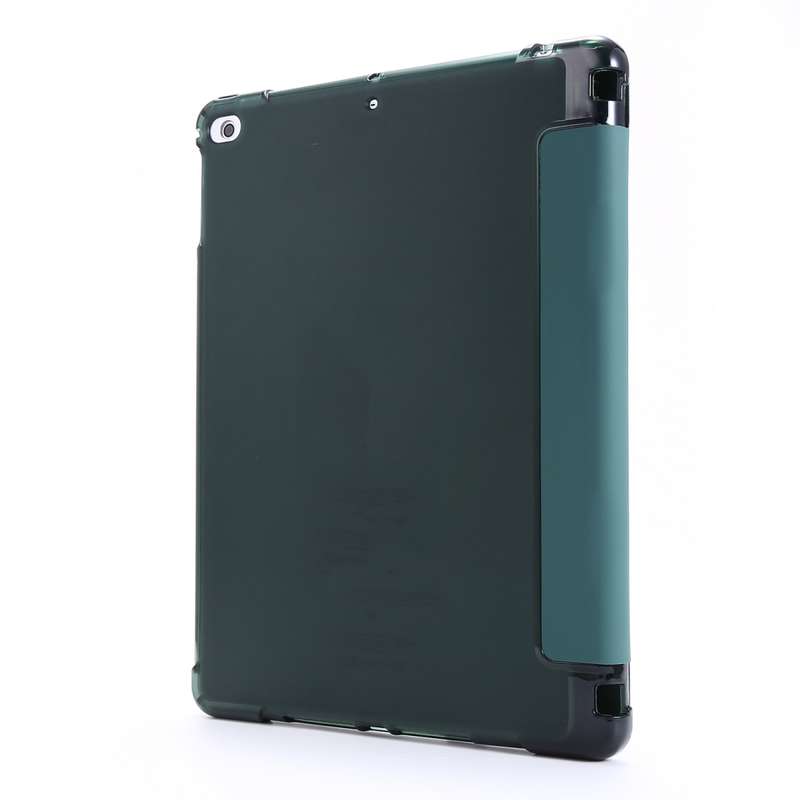 For iPad 9.7 (2018) & (2017) Airbag Horizontal Flip Leather Case with Three-fold Holder & Pen Holder
