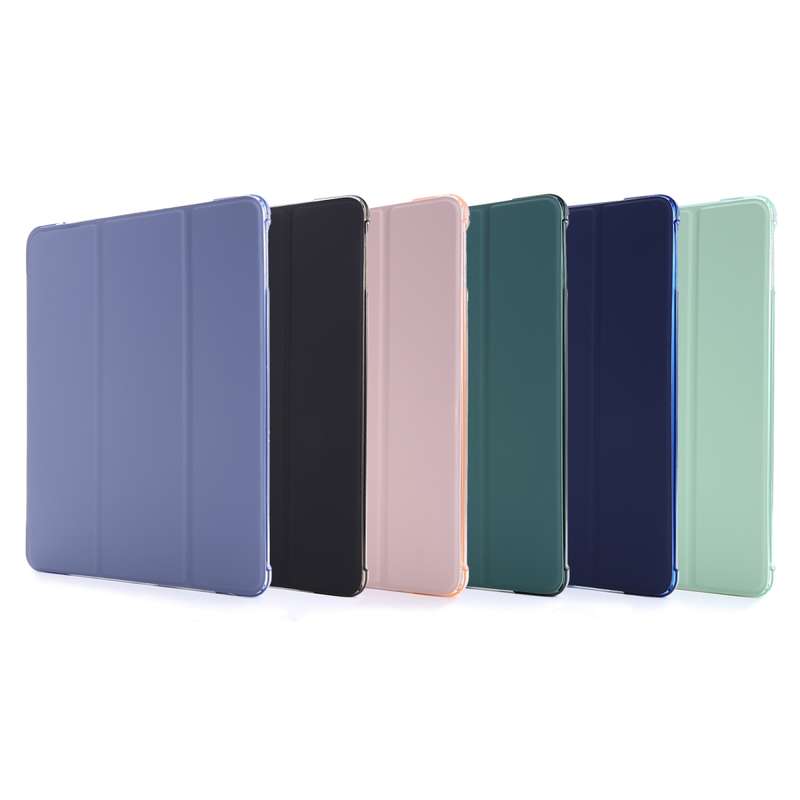 For iPad 9.7 (2018) & (2017) Airbag Horizontal Flip Leather Case with Three-fold Holder & Pen Holder