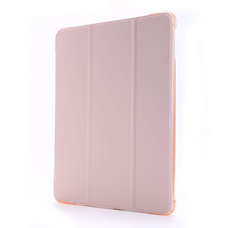 For iPad Air 2 Airbag Horizontal Flip Leather Case with Three-fold Holder & Pen Holder(Dark Green)