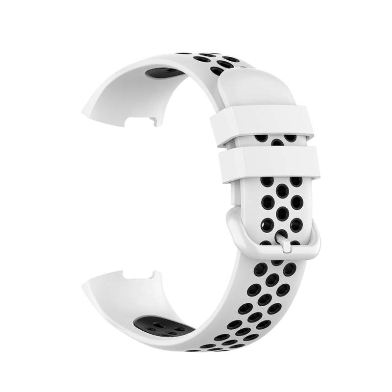 For Fitbit Charge 4 / Charge 3 / Charge 3 SE Watch Button Two Colors Silicone Replacement Strap Watc