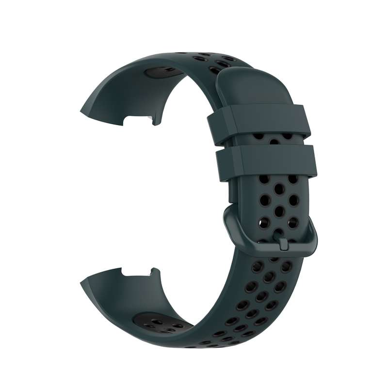 For Fitbit Charge 4 / Charge 3 / Charge 3 SE Watch Button Two Colors Silicone Replacement Strap Watc