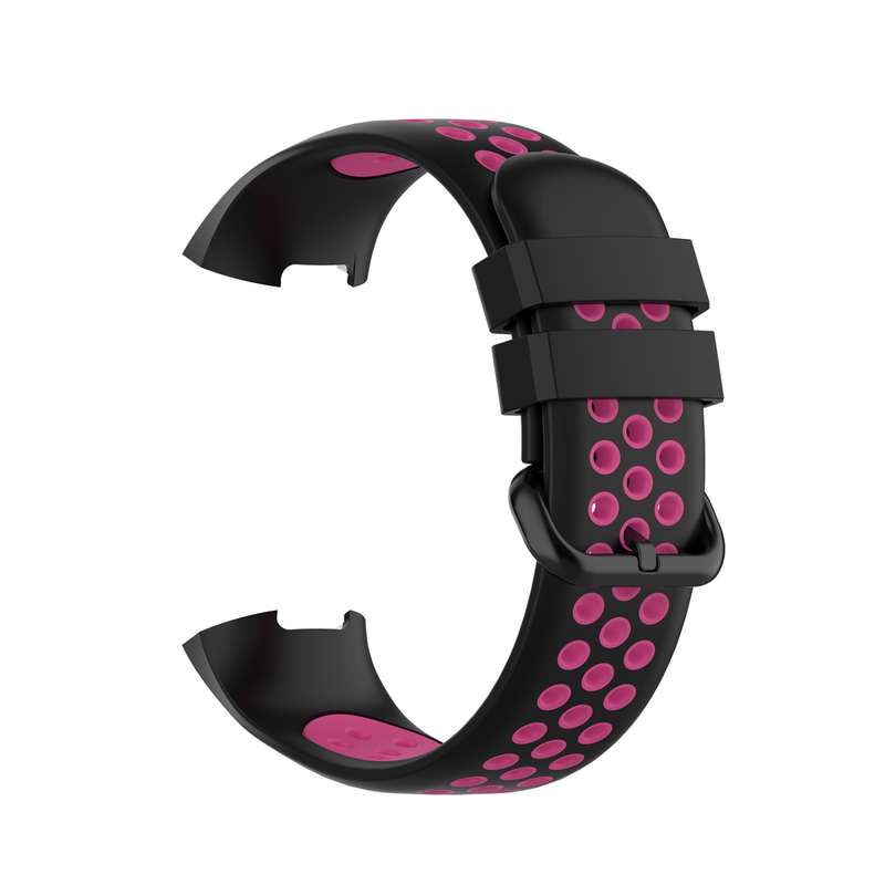 For Fitbit Charge 4 / Charge 3 / Charge 3 SE Watch Button Two Colors Silicone Replacement Strap Watc