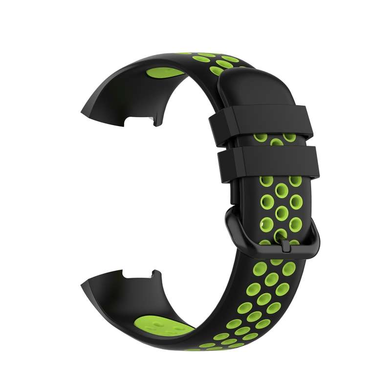 For Fitbit Charge 4 / Charge 3 / Charge 3 SE Watch Button Two Colors Silicone Replacement Strap Watc