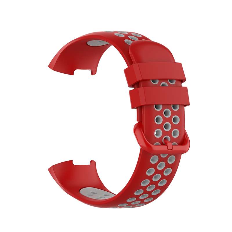 For Fitbit Charge 4 / Charge 3 / Charge 3 SE Watch Button Two Colors Silicone Replacement Strap Watc