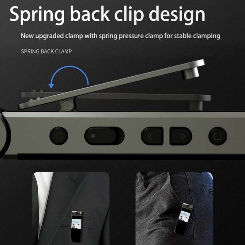 B40 2K Portable Mini Camera HD Video Recorder Support Loop Recording & Motion Detection(Silver)