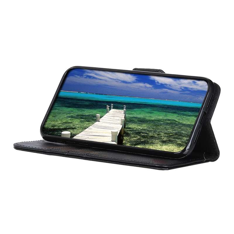 For Xiaomi Poco F6 Pro KHAZNEH Cowhide Texture Flip Leather Phone Case(Black)