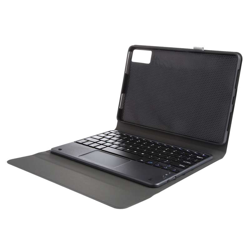 For Xiaomi Redmi Pad SE Ultra-thin Bluetooth Keyboard Leather Case with Touchpad(Black)
