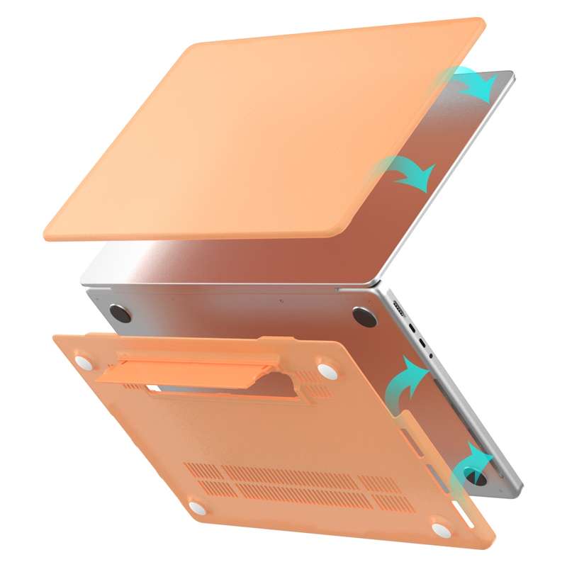 For Macbook Air 13.3 inch A1466 / A1369 Frosted Translucent Laptop Protective Case(Light Grey)