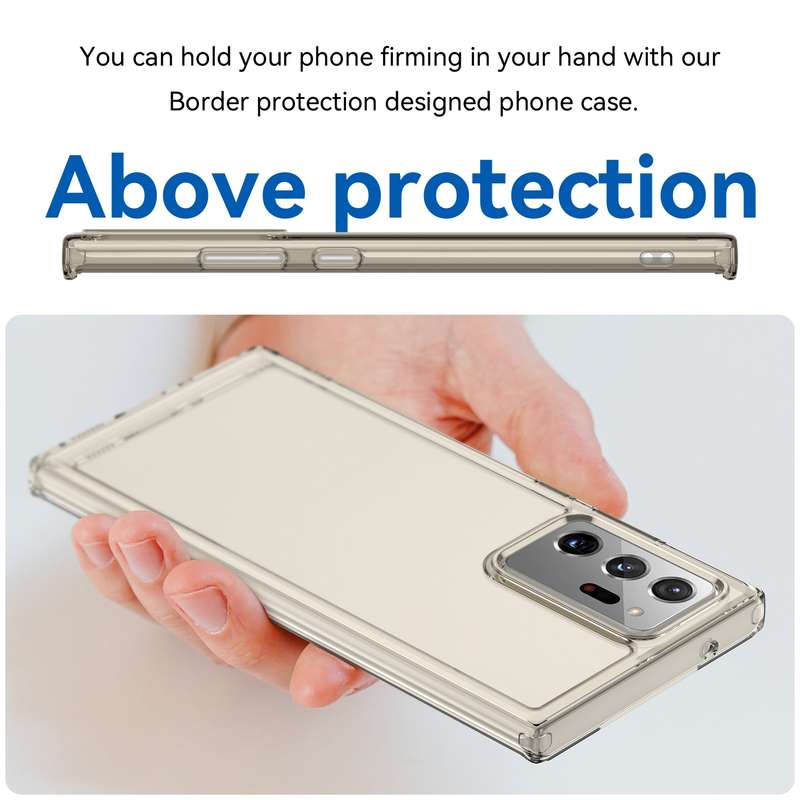 For Samsung Galaxy Note20 Ultra Candy Series TPU Phone Case(Transparent Grey)